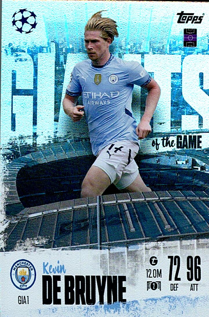 Match Attax Extra 2025 Kevin de Bruyne Giants Of The Game nºGIA1