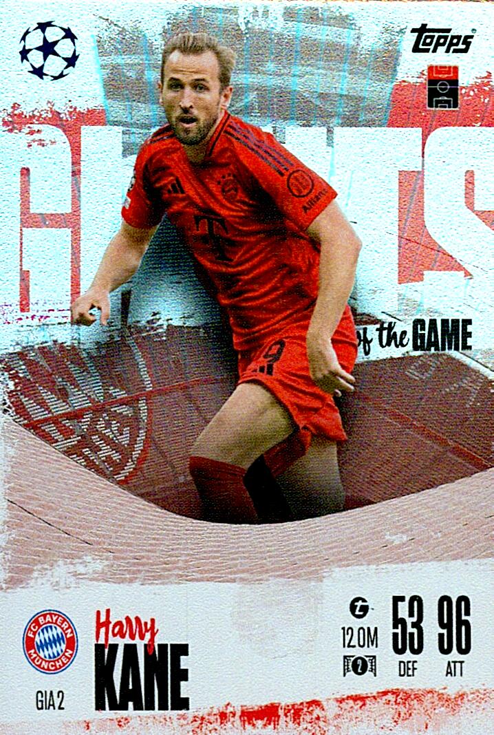 Match Attax Extra 2025 Harry Kane Giants Of The Game nºGIA2