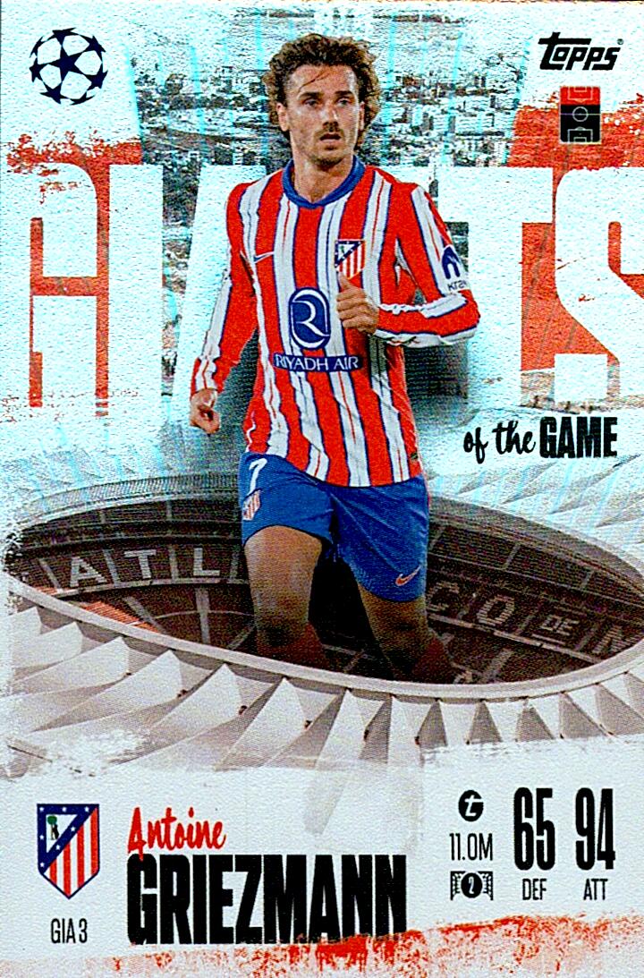 Match Attax Extra 2025 Antoine Griezmann Giants Of The Game nºGIA3
