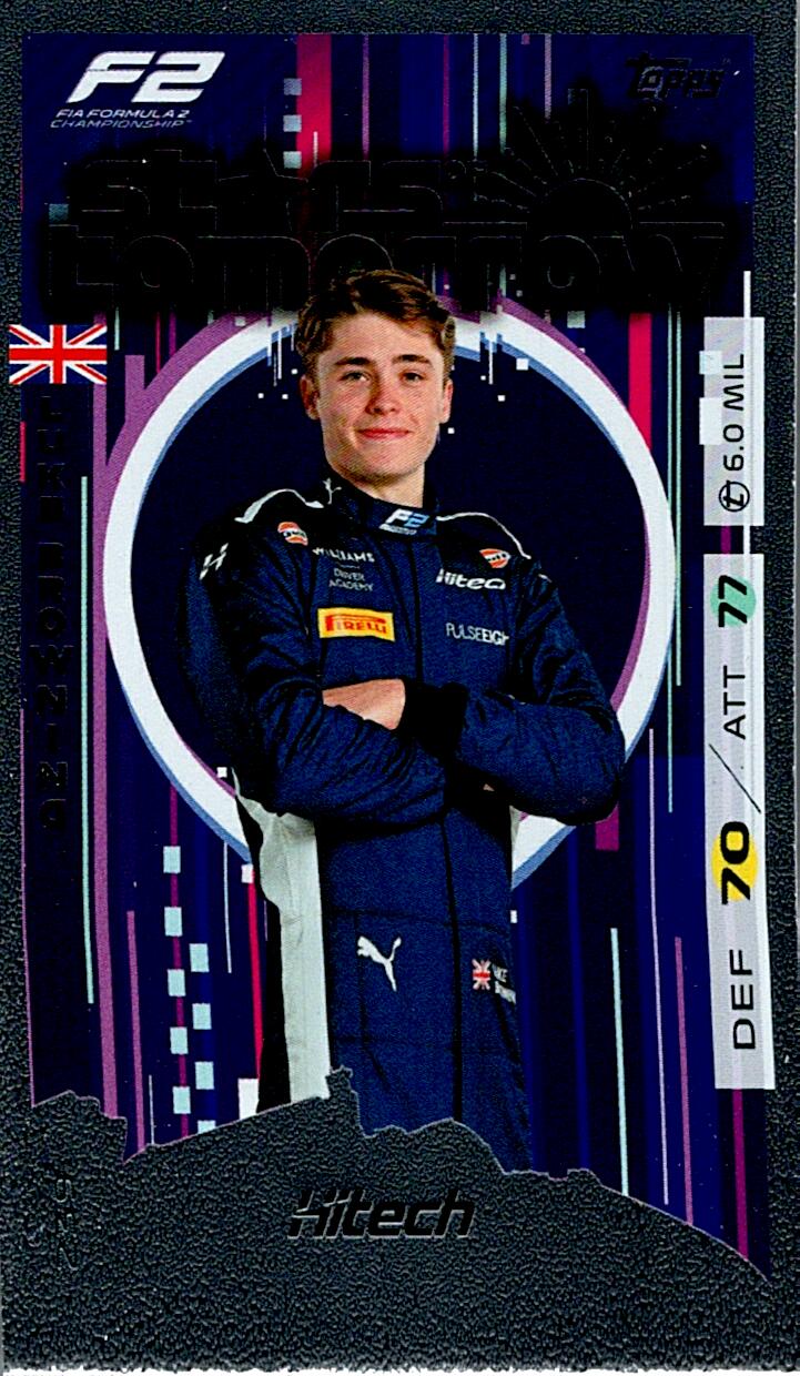 Turbo Attax 2025 STARS TOMORROW LUKE BROWNING nº239