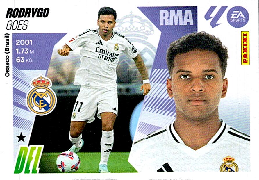 LIGA ESTE 2025/2026 REAL MADRID RODRYGO Nº18