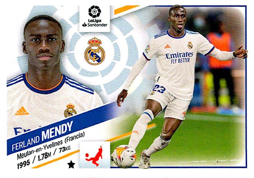 Cromo Liga Este 2022/2023 MENDY REAL MADRID Nº9