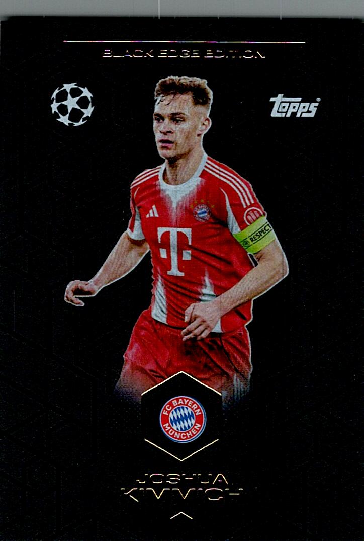 MATCH ATTAX CHAMPIONS LEAGUE 2025/2026 KIMMICH BLACK EDGE EDITION NºBE6