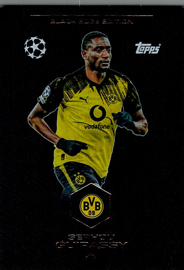 MATCH ATTAX CHAMPIONS LEAGUE 2025/2026 GUIRASSY BLACK EDGE EDITION NºBE7