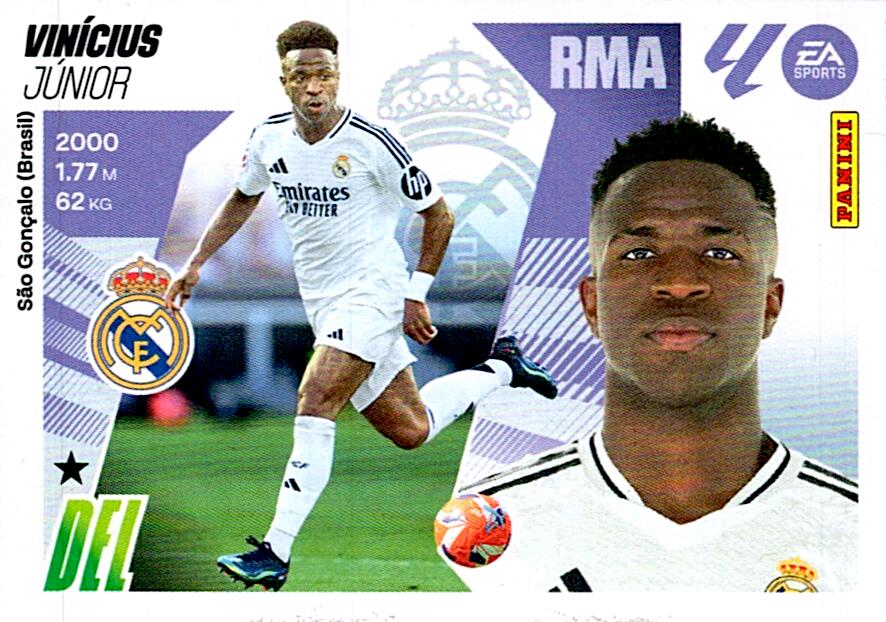 LIGA ESTE 2025/2026 REAL MADRID VINICIUS Nº20