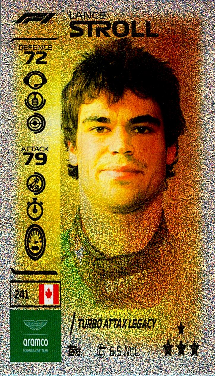 TURBO ATTAX FORMULA 1 2026 LANCE STROLL Nº241