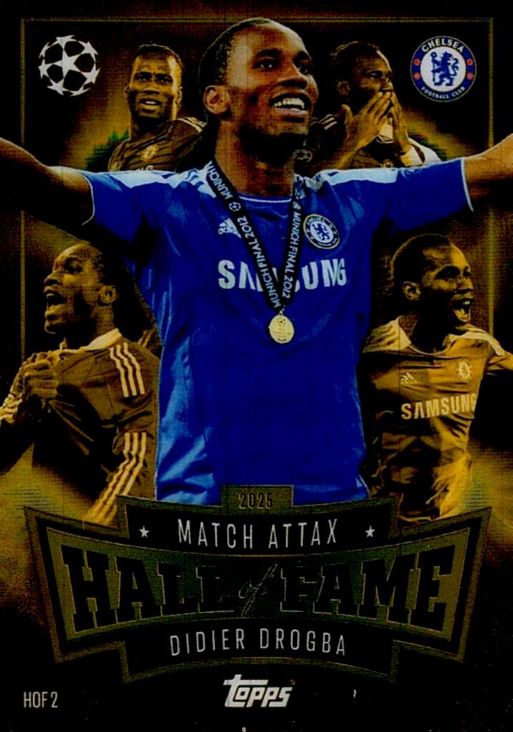 MATCH ATTAX CHAMPIONS LEAGUE 2025/2026 DROGBA HALL OF FAME NºHOF2