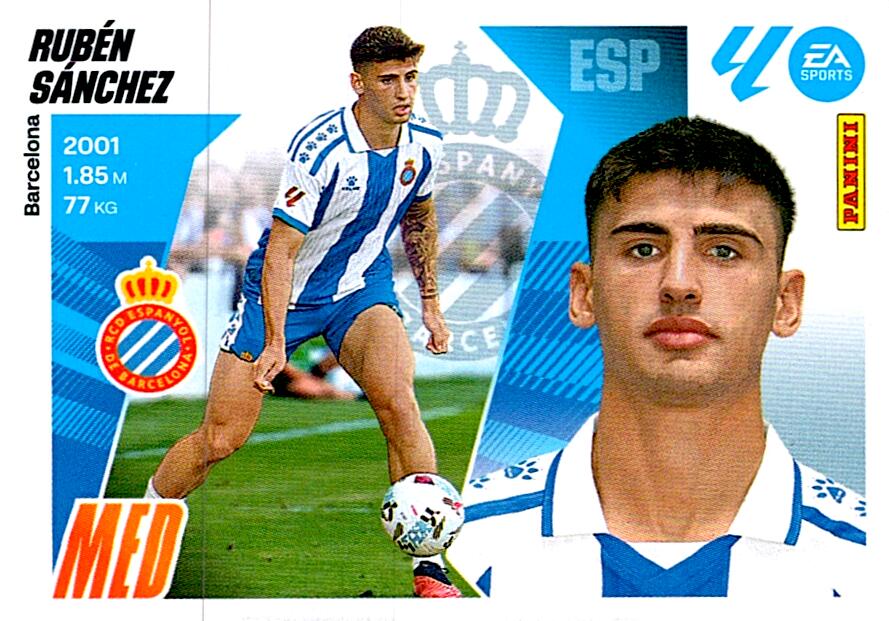 LIGA ESTE 2025/2026 RCD ESPANYOL RUBEN SANCHEZ Nº11 SEGUNDA EDICION