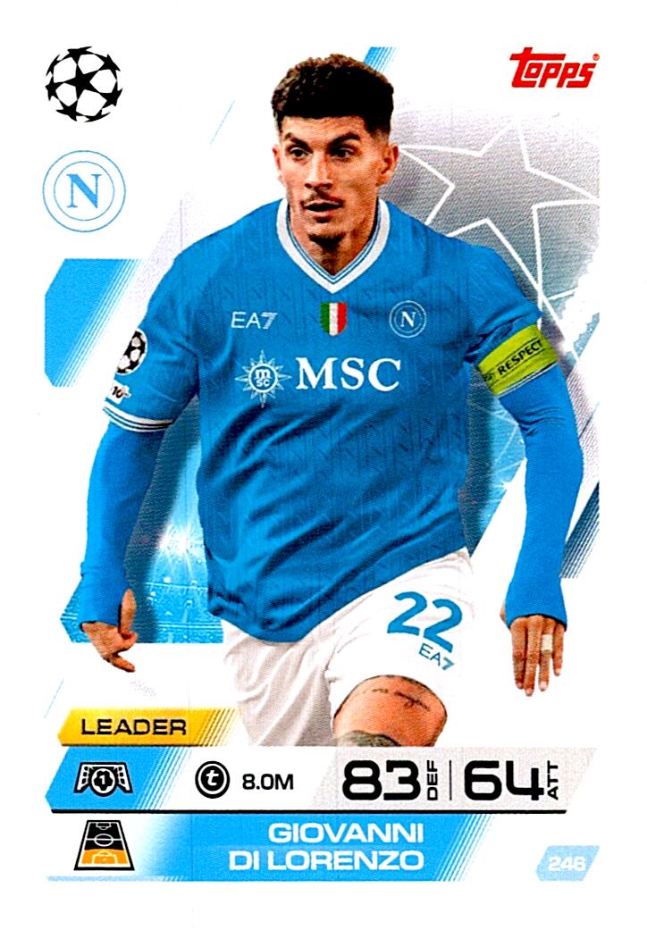 MATCH ATTAX CHAMPIONS LEAGUE 2025/2026 GIOVANNI DI LORENZO Nº246