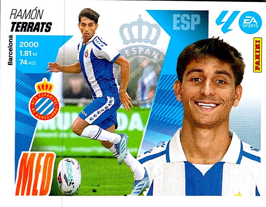 LIGA ESTE 2025/2026 RCD ESPANYOL TERRATS Nº13 SEGUNDA EDICION