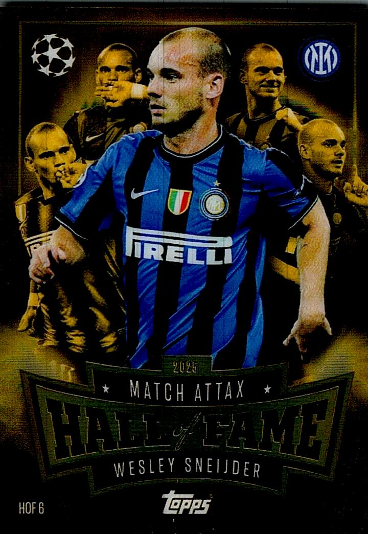 MATCH ATTAX CHAMPIONS LEAGUE 2025/2026 SNEIJDER HALL OF FAME NºHOF6