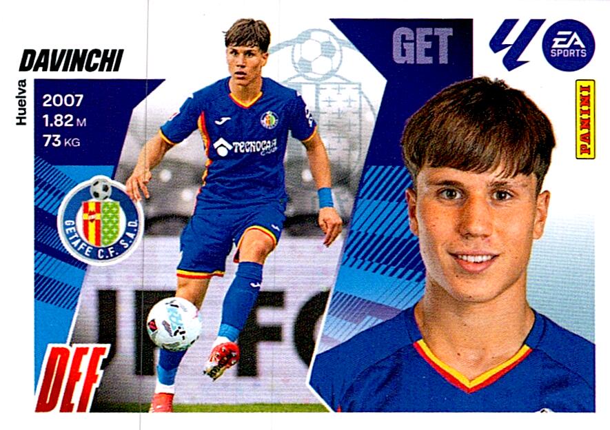 LIGA ESTE 2025/2026 GETAFE CF DAVINCHI Nº6B SEGUNDA EDICION