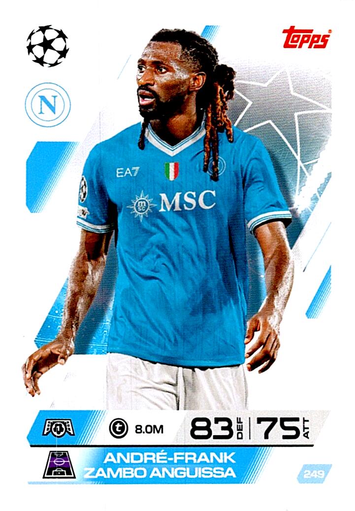 MATCH ATTAX CHAMPIONS LEAGUE 2025/2026 ZAMBO ANGUISSA Nº249
