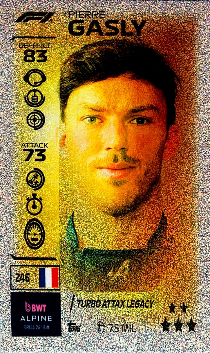 TURBO ATTAX FORMULA 1 2026 PIERRE GASLY Nº246