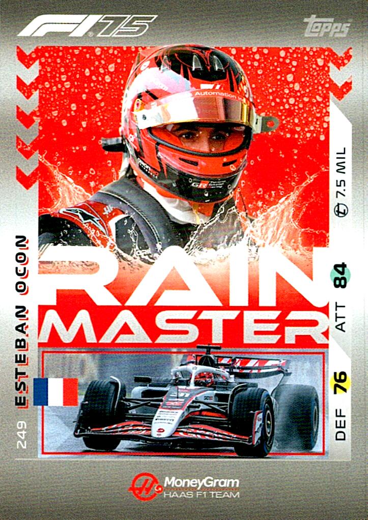 Turbo Attax 2025 RAIN MASTER HAAS nº249