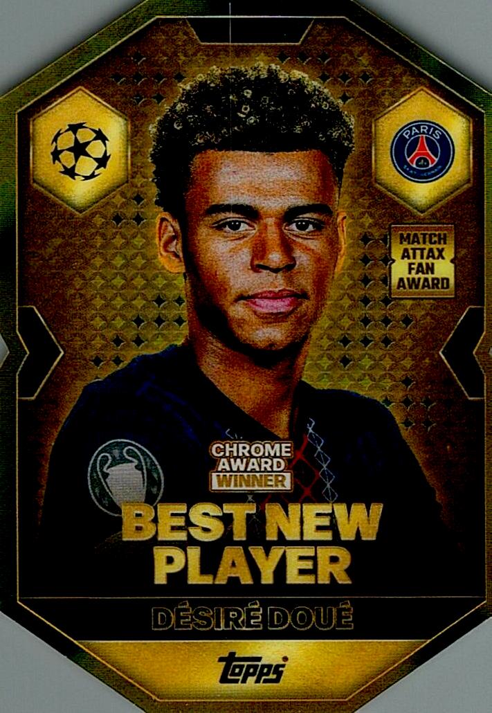 MATCH ATTAX CHAMPIONS LEAGUE 2025/2026 DOUE CHROME AWARD NºCA2