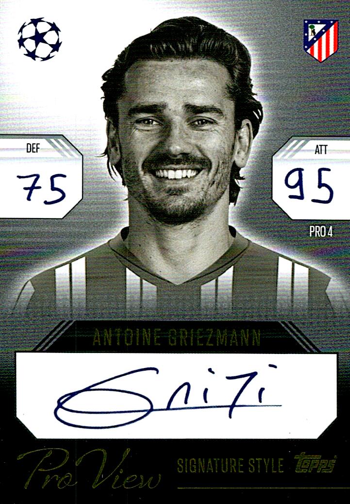 Match Attax Extra 2025 Antoine Griezmann Signature Style nºPRO4