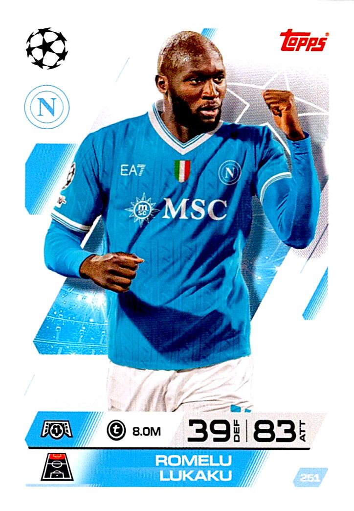 MATCH ATTAX CHAMPIONS LEAGUE 2025/2026 ROMELU LUKAKU Nº251
