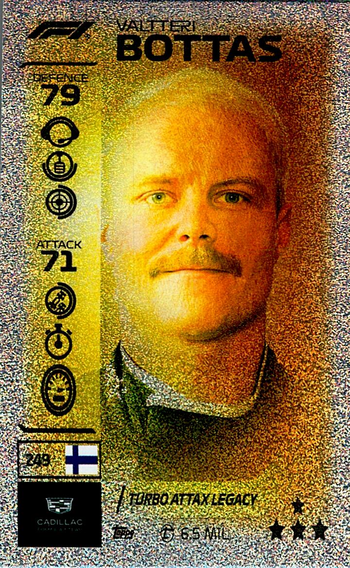 TURBO ATTAX FORMULA 1 2026 VALTTERI BOTTAS Nº249