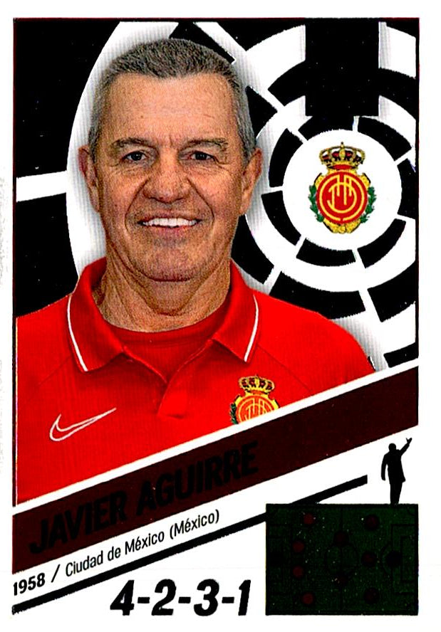 Cromo Liga Este 2022/2023 JAVIER AGUIRRE RCD MALLORCA Nº2