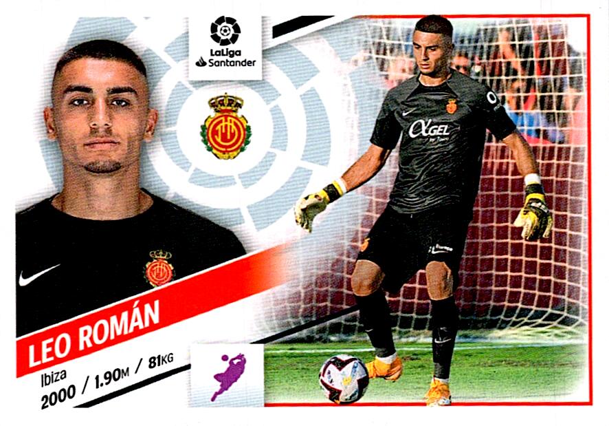 Cromo Liga Este 2022/2023 LEO ROMAN RCD MALLORCA Nº4 SEGUNDA EDICION