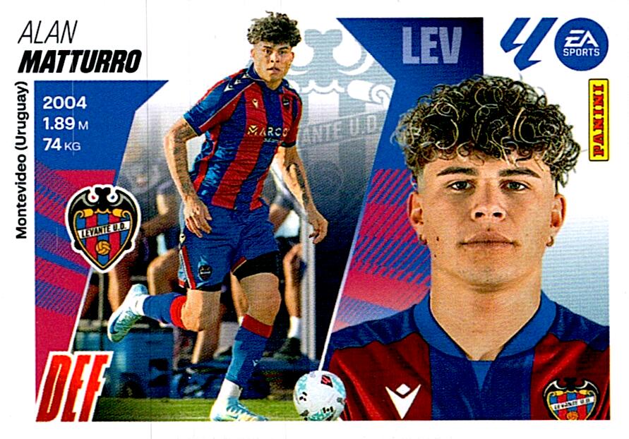 LIGA ESTE 2025/2026 UD LEVANTE MATTURRO Nº8 SEGUNDA EDICION