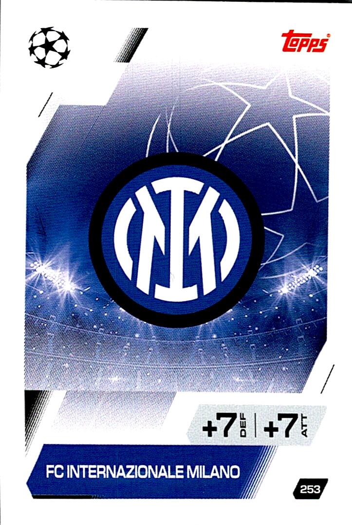 MATCH ATTAX CHAMPIONS LEAGUE 2025/2026 ESCUDO FC INTERNAZIONALE MILANO Nº253