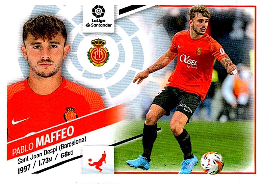 Cromo Liga Este 2022/2023 MAFFEO RCD MALLORCA Nº5