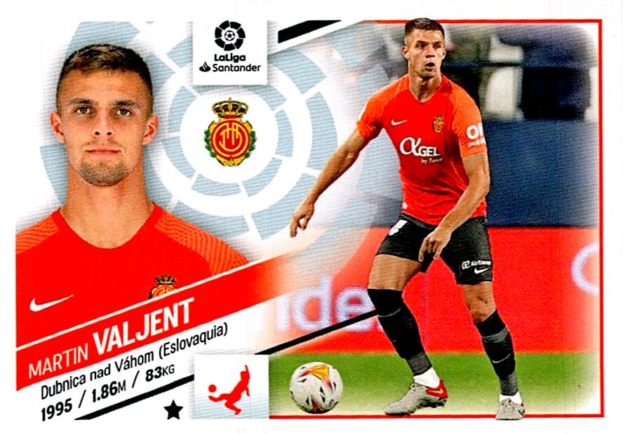 Cromo Liga Este 2022/2023 VALJENT RCD MALLORCA Nº6A