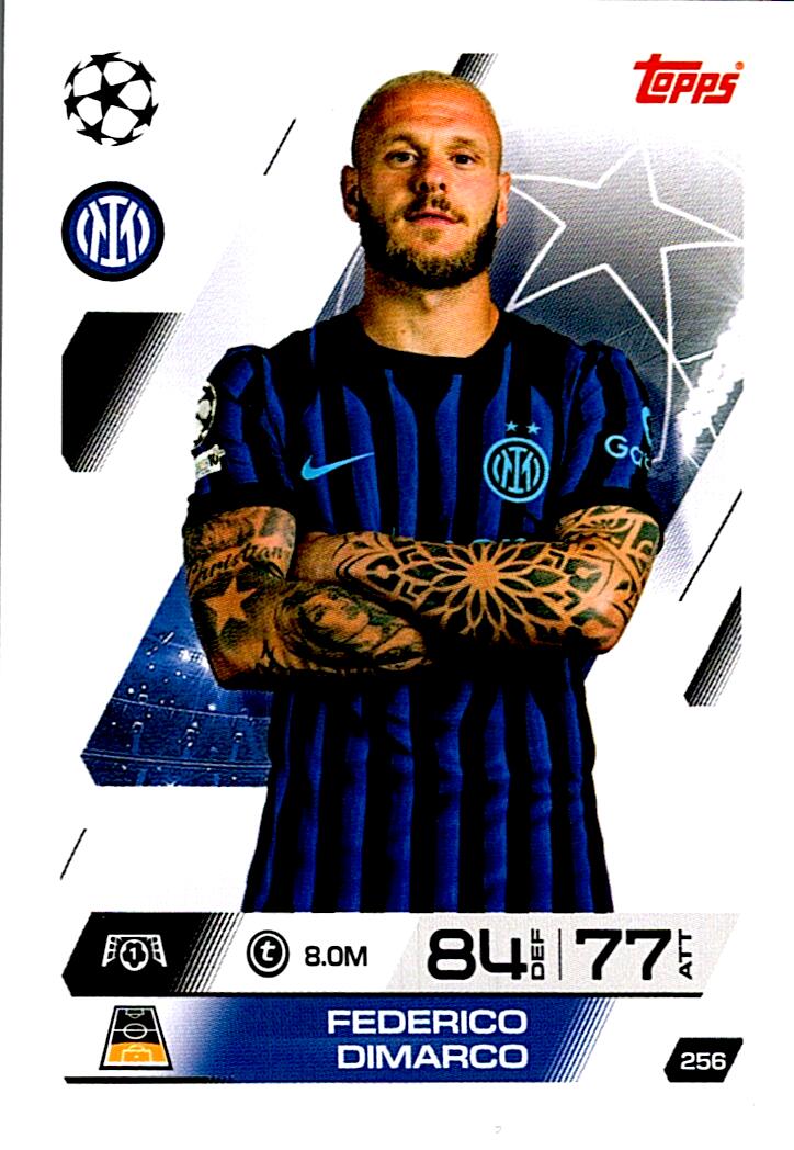 MATCH ATTAX CHAMPIONS LEAGUE 2025/2026 FEDERICO DIMARCO Nº256