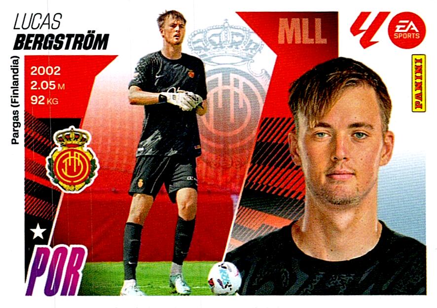 LIGA ESTE 2025/2026 RCD MALLORCA BERGSTRÖM Nº4 SEGUNDA EDICION