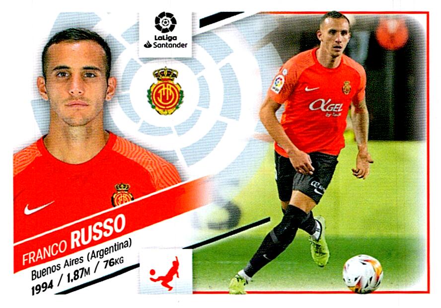 Cromo Liga Este 2022/2023 RUSSO RCD MALLORCA Nº7