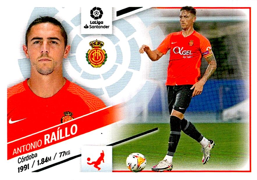 Cromo Liga Este 2022/2023 RAILLO RCD MALLORCA Nº8