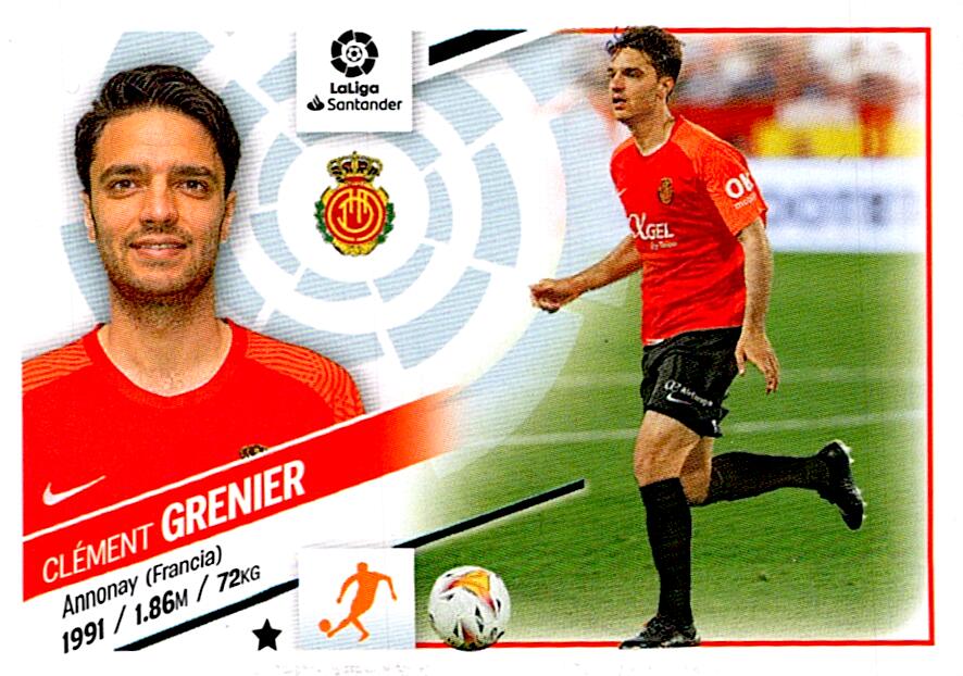 Cromo Liga Este 2022/2023 GRENIER RCD MALLORCA Nº10