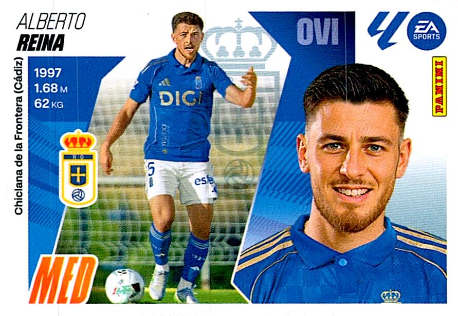 LIGA ESTE 2025/2026 REAL OVIEDO REINA Nº12 SEGUNDA EDICION