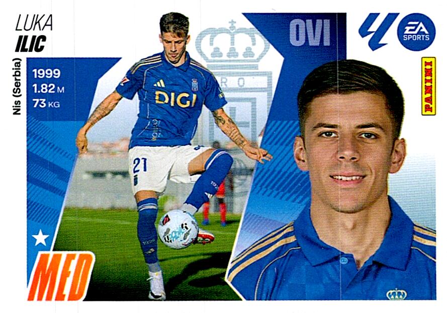 LIGA ESTE 2025/2026 REAL OVIEDO ILIC Nº15 SEGUNDA EDICION