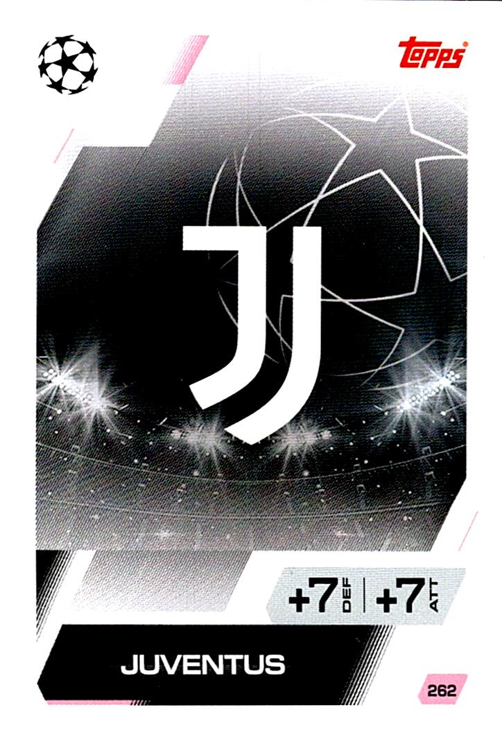 MATCH ATTAX CHAMPIONS LEAGUE 2025/2026 ESCUDO JUVENTUS Nº262