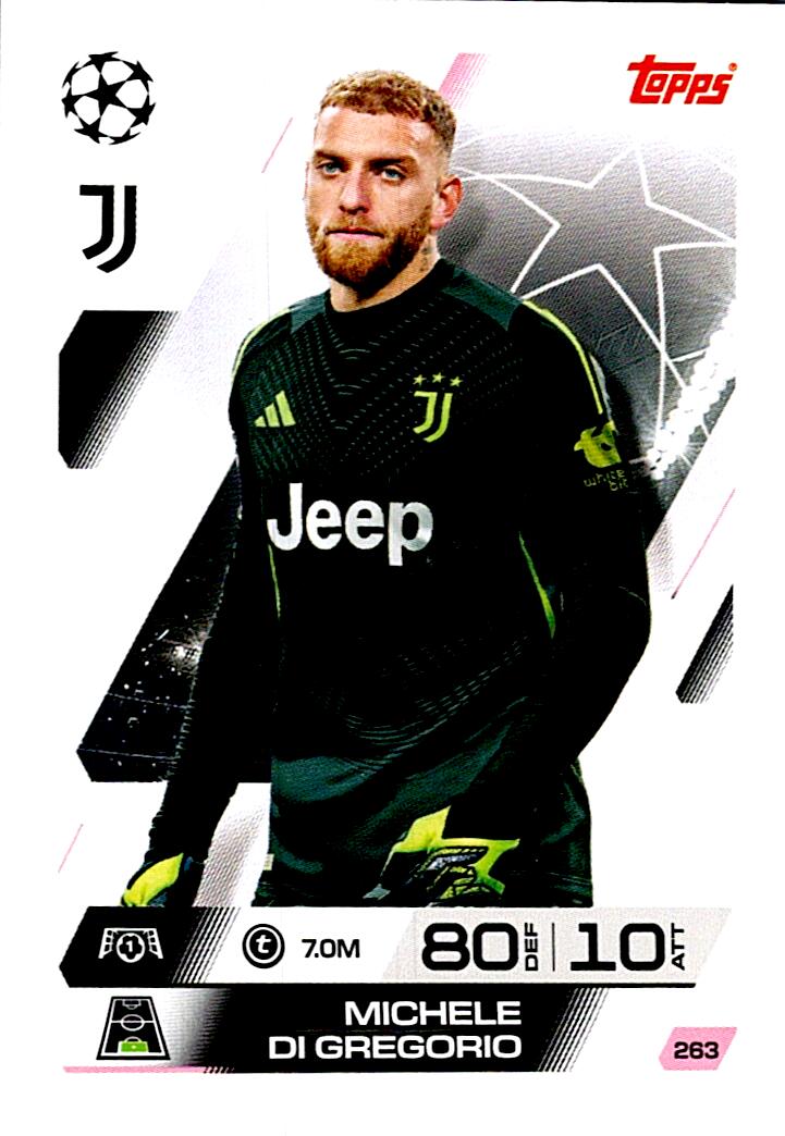 MATCH ATTAX CHAMPIONS LEAGUE 2025/2026 MICHELE DI GREGORIO Nº263