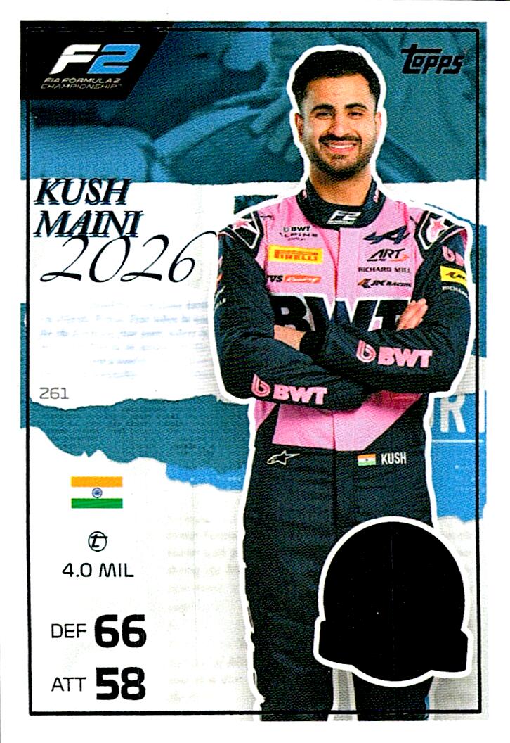 TURBO ATTAX FORMULA 1 2026 KUSH MAINI Nº261
