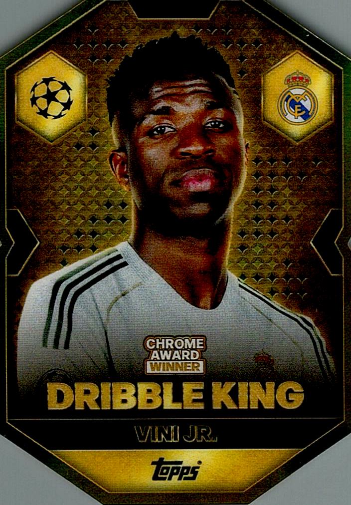 MATCH ATTAX CHAMPIONS LEAGUE 2025/2026 VINI JR CHROME AWARD NºCA15