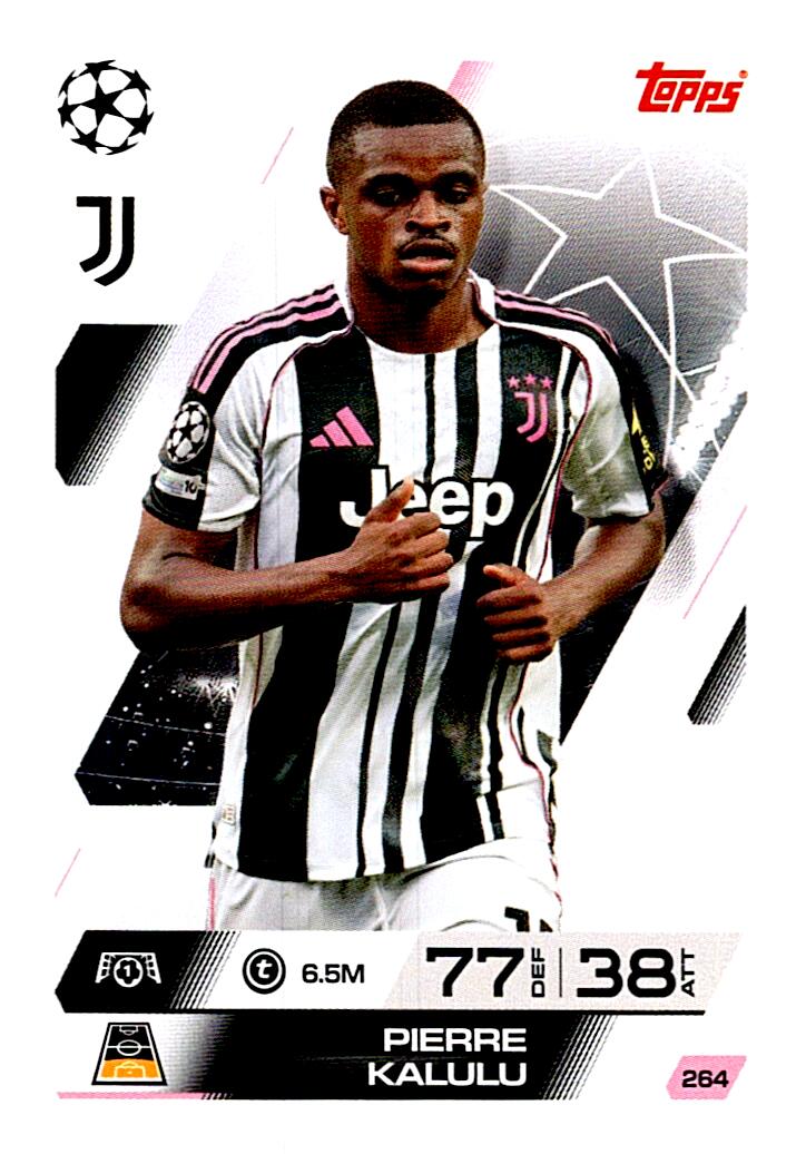 MATCH ATTAX CHAMPIONS LEAGUE 2025/2026 PIERRE KALULU Nº264