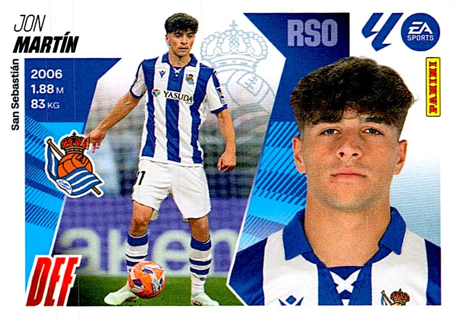 LIGA ESTE 2025/2026 REAL SOCIEDAD MARTIN Nº6 SEGUNDA EDICION