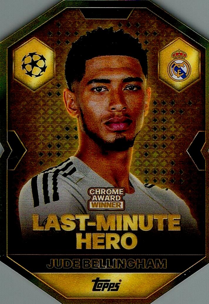 MATCH ATTAX CHAMPIONS LEAGUE 2025/2026 BELLINGHAM CHROME AWARD NºCA16