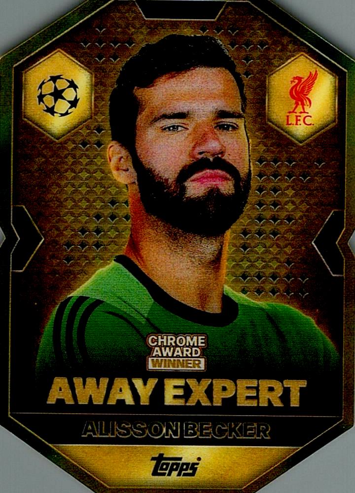 MATCH ATTAX CHAMPIONS LEAGUE 2025/2026 ALLISON CHROME AWARD NºCA17