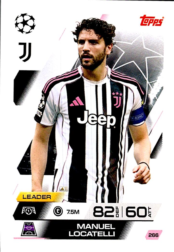 MATCH ATTAX CHAMPIONS LEAGUE 2025/2026 MANUEL LOCATELLI Nº266