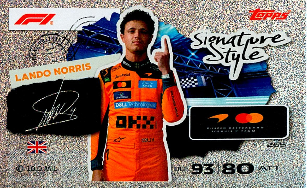 TURBO ATTAX FORMULA 1 2026 LANDO NORRIS Nº265