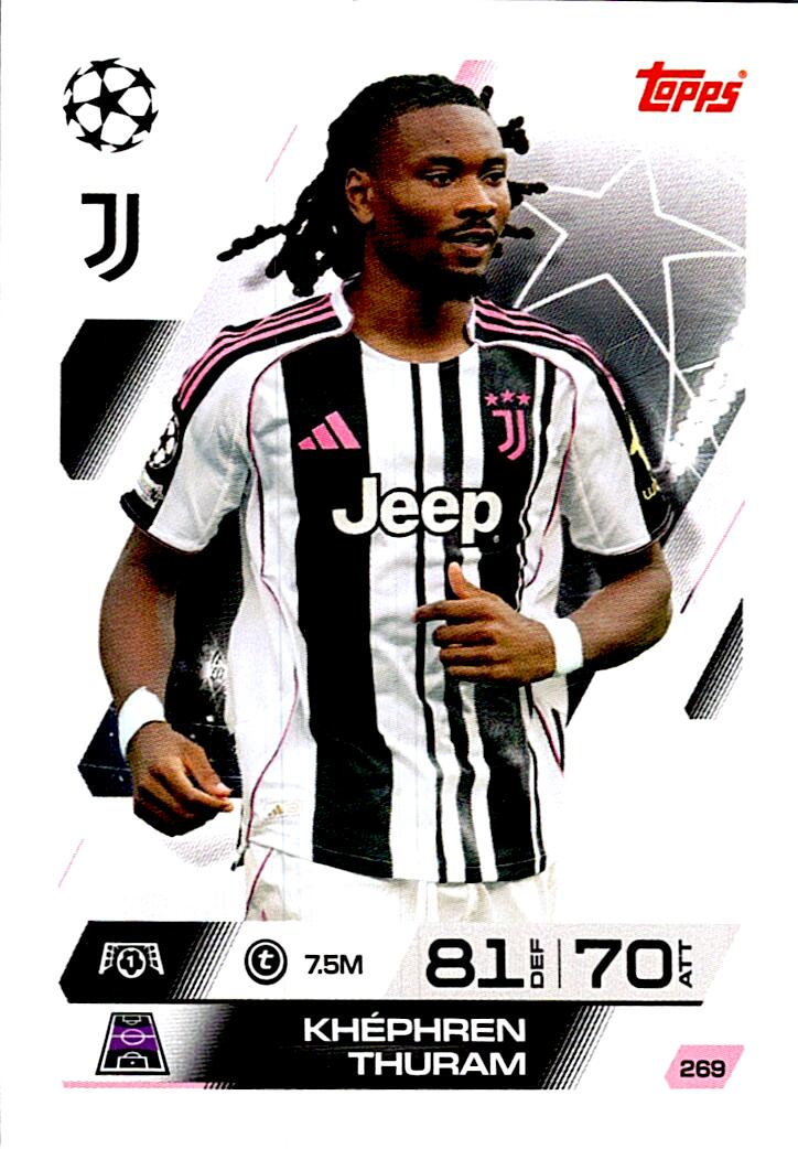 MATCH ATTAX CHAMPIONS LEAGUE 2025/2026 KHEPHREN THURAM Nº269