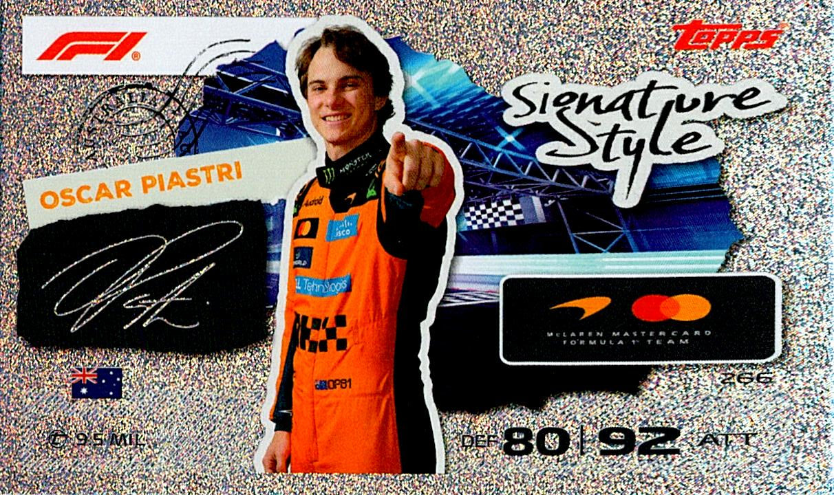 TURBO ATTAX FORMULA 1 2026 OSCAR PIASTRI Nº266