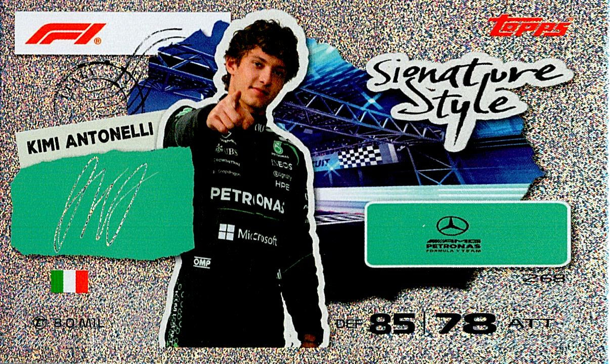 TURBO ATTAX FORMULA 1 2026 KIMI ANTONELLI Nº268