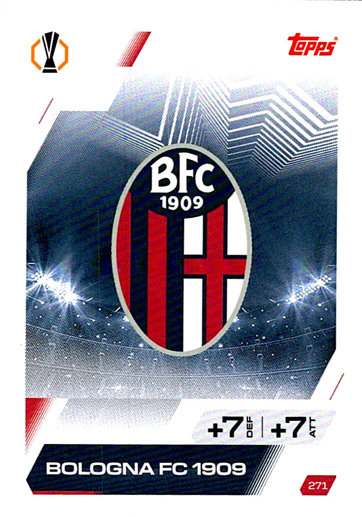 MATCH ATTAX CHAMPIONS LEAGUE 2025/2026 ESCUDO BOLOGNA FC 1909 Nº271
